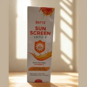 Vatts  Sunscreen Lotion SPF 50 | With Natural Vitamin C | Protect from UV Rays | For All Skin Types | For Daily Use | 100ml